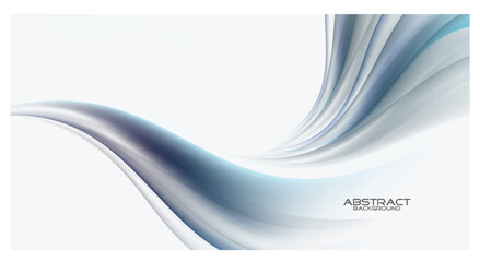 Gradient wave line style abstract background design.