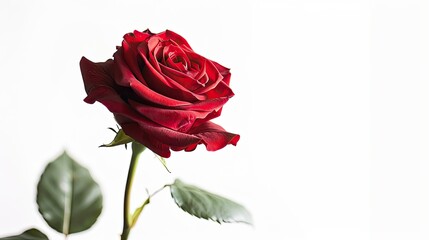 Red rose. Generative AI