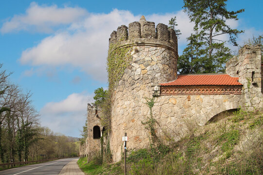 Castle Roseburg in Ballenstedt in the Harz Mountains in Saxony-Anhalt, Germany, March 31, 2024