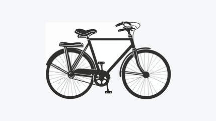 Bicycle icon or logo isolated sign symbol illustration