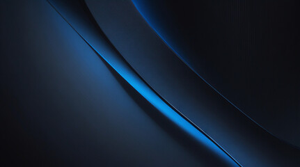 El azul y el negro abstractos son un patrón claro con el degradado con textura de metal de pared de piso, tecnología suave, fondo diagonal, negro, oscuro, limpio, moderno. - obrazy, fototapety, plakaty
