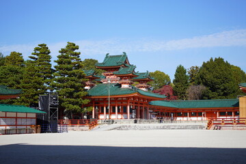 日本の京都　有名な平安神宮