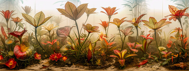 Tropical fish in aquarium, vibrant underwater life, nature and aquatic animal theme - obrazy, fototapety, plakaty