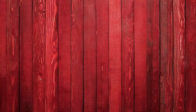 Red wooden background, red wood texture. Beautiful background textured