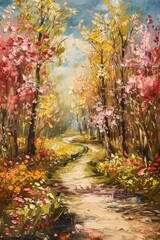 Naklejka premium flower background