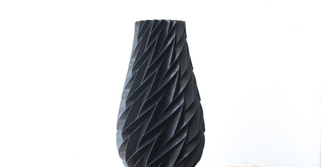 Corrugated vase for plants