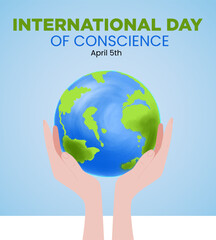 hands holding earth save the earth