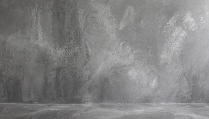 Gray concrete wall, abstract texture background - Powered by Adobe