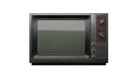 a small television set with a small screen