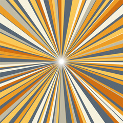 retro abstract sunburst background design