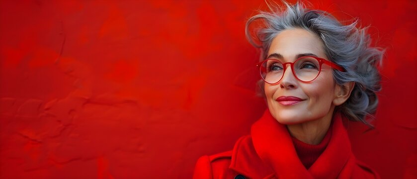 Elegante mulher loira mais velha sorrindo em traje social. Concept Fashion Photography, Elegant Woman, Blonde Hair, Smiling, Formal Attire