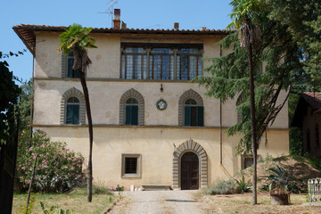 Fototapeta premium Historic villa at Marcena, near Arezzo, Tuscany
