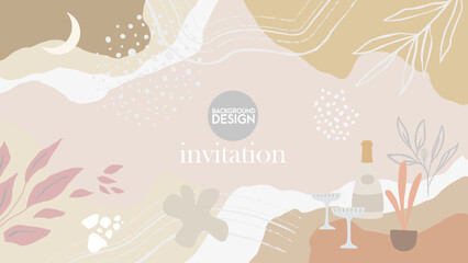 Doodle style background or pattern design.