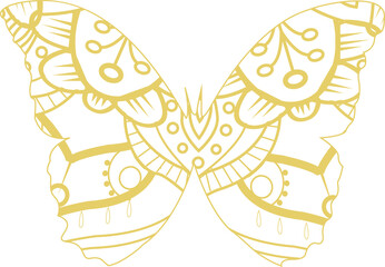 This is simple and vector Butterfly Mandala Background and this background is editable.