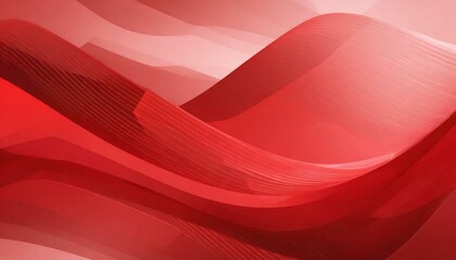 레드 파도와 레드 배경