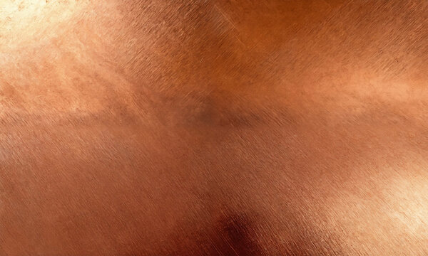 Metallic cooper wallpaper background - AI generated