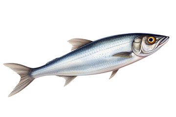 Obraz premium anchovys isolated on white