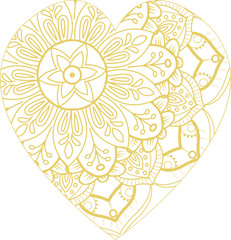 This is simple and vector Love Mandala Background and this background is editable.