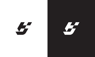 HJ logo, monogram unique logo, black and white logo, premium elegant logo, letter HJ Vector minimalist