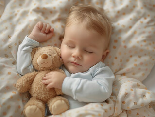 Dreamy Slumber: A Peaceful Nap with Teddy