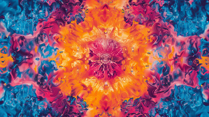 Fototapeta na wymiar abstract colorful tie-dye pattern