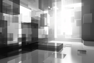 grey abstract perspective background High quality photo