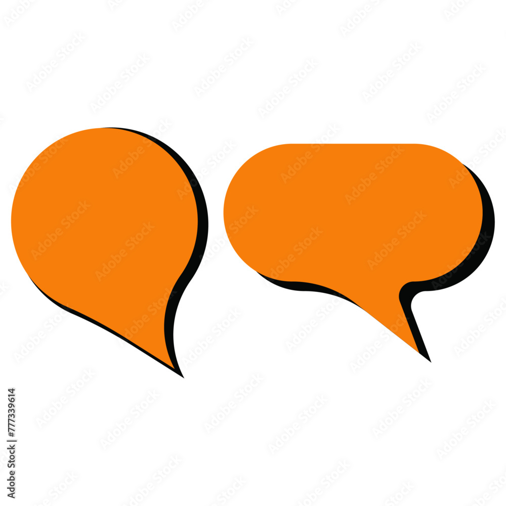 Poster set of comic speech bubbles texture background colorful design vector text vector geometric shapes b