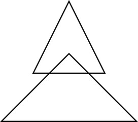 Triangle shapes. Design decoration