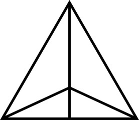 Triangle shapes. Design decoration