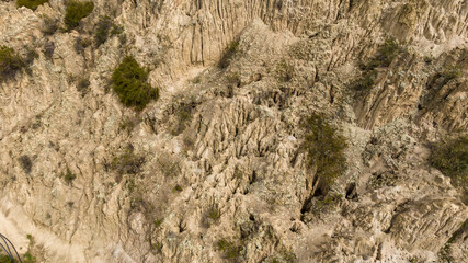 La Paz, Valle de la Luna scenic rock formations. Bolivia..