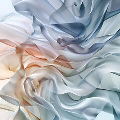 Abstract background from transparent textile