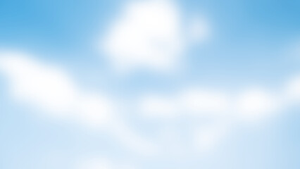 Blurred of blue sky and white clouds .blue sky background.