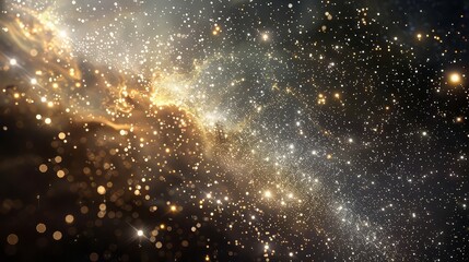 A breathtaking panorama of a distant star cluster, with thousands of stars glittering like diamonds...