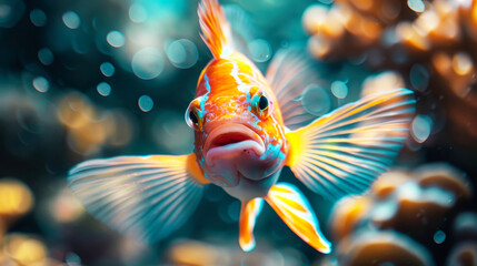 Close-Up of Fish With Mouth Open