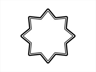 Hand Drawn Islamic Frame Illustration
