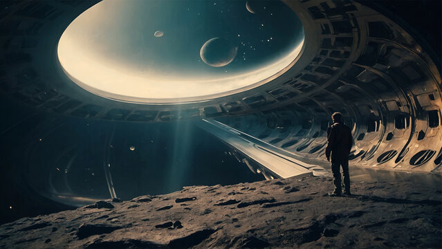 Develop a sci-fi plot about a scientist who discovers a way to travel between parallel dimensions