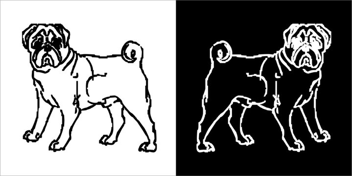 Illustration vector graphics of pupie icon