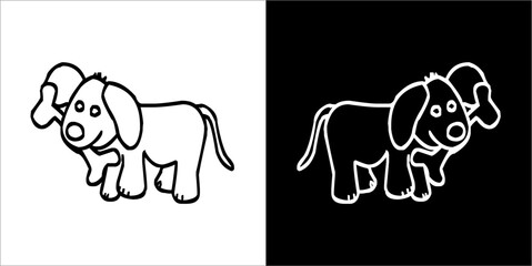 Illustration vector graphics of pupie icon