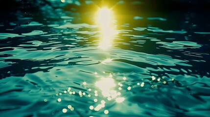water surface with lights