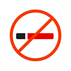 No smoking sign icon vector silhouette drawing Forbidden cigarette signs. Ban tobacco symbols. Prohibit nicotine symbol illustration on a Transparent Background