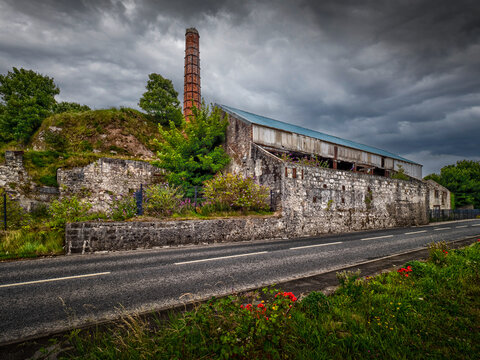 Abandoned dilapidated factory