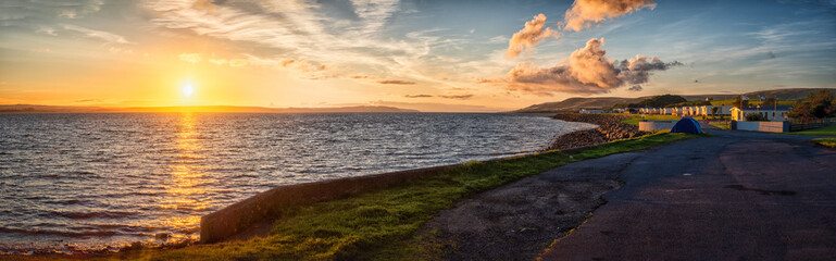 Loch Ryan during Sunset