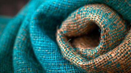 Fototapeta premium Green fabric.