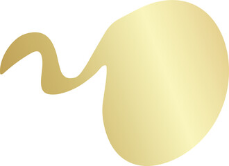 Golden speech bubbles