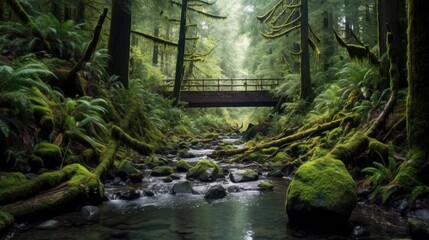 Rain forest in Vancouver