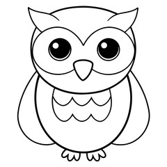 night owl baby - vector illustration