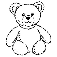  teddy bear toy- vector illustration
