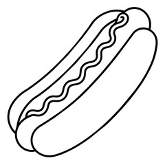hotdog - vector illustration