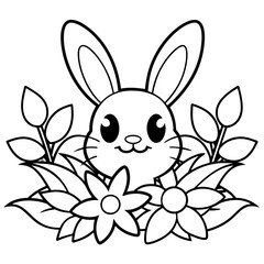  bunny- vector illustration