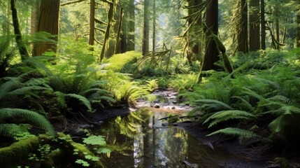 Rain forest in Vancouver